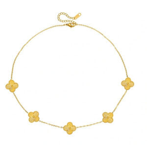 Gold Flower Necklace